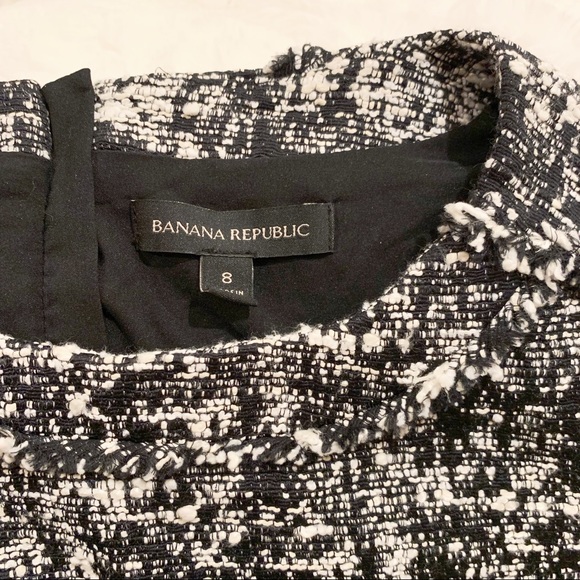 Banana Republic Tweed Sleeveless Dress Size 8 - Picture 5 of 8